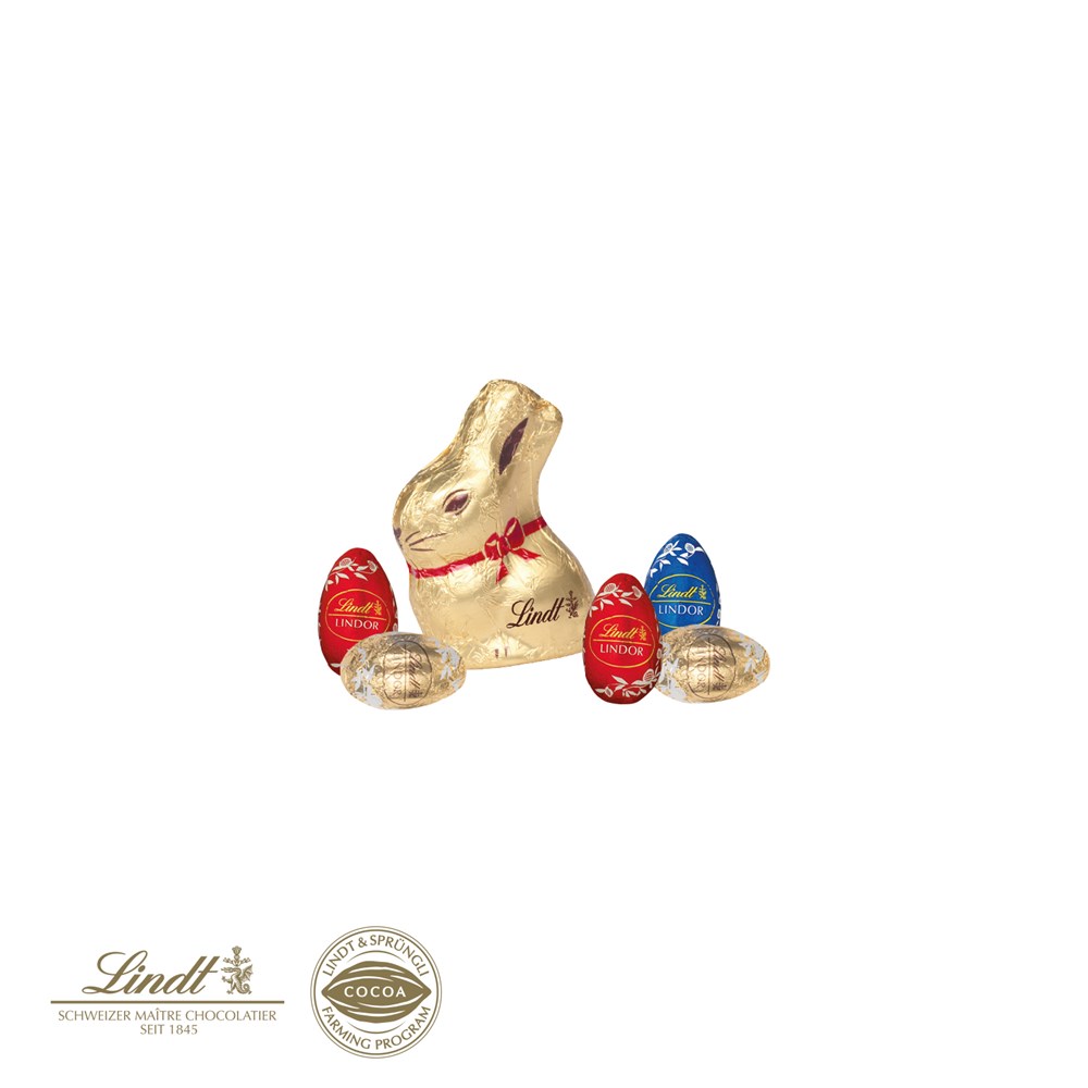 3D PRÄSENT LKW OSTERN MIT SCHOKOLADENMISCHUNG VON LINDT